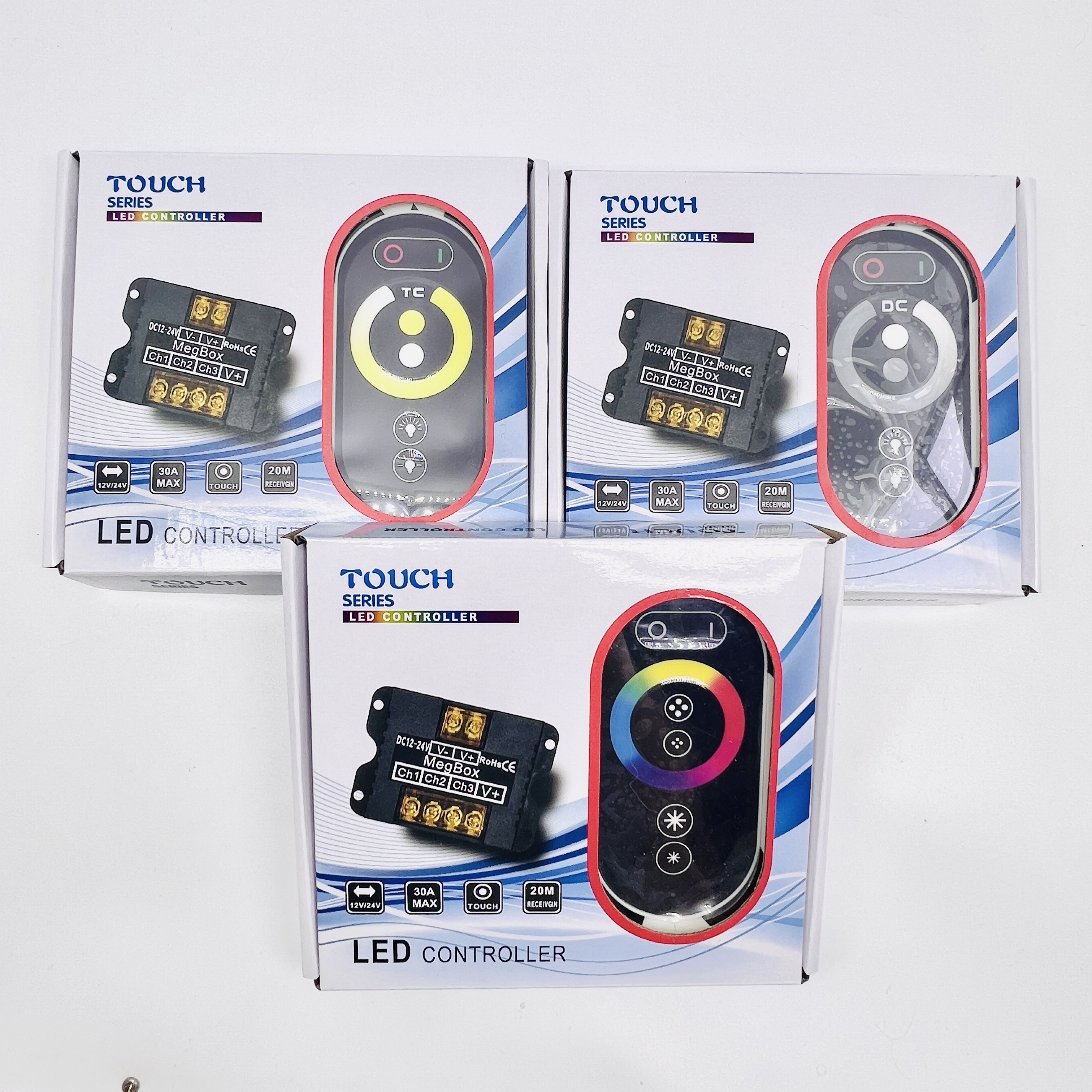 Color Temperature LED Controller Dimmer DC 12V DC 24V Remote Control