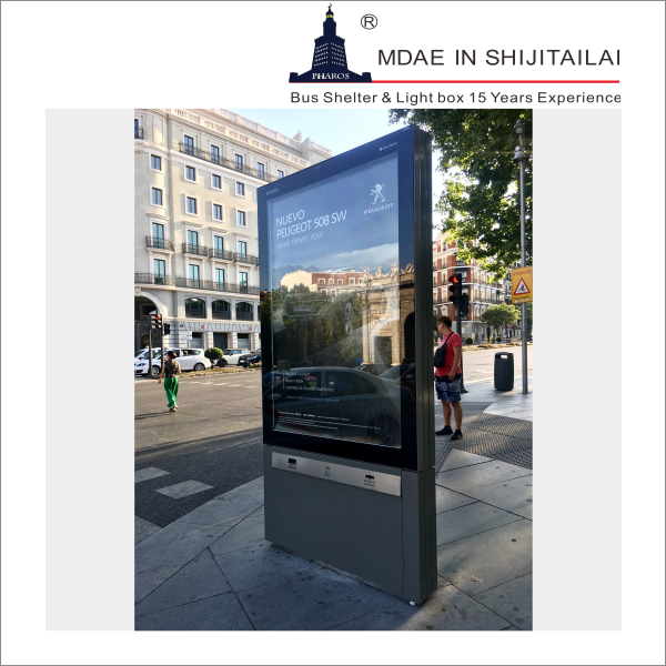 Illuminated 80mm Thickness 12V 60AH LCD Light Box