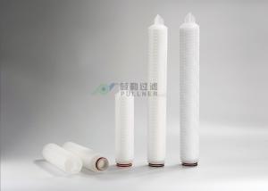 RO Pre - Filtration Pleated Filter Cartridge PP Material Micro Low Differential Pressure