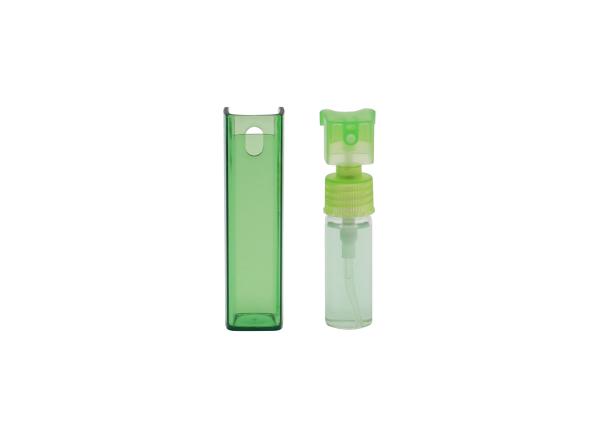 Quality 10ml Atomizer Refillable Cologne Green Perfume Bottle For Ladies for sale