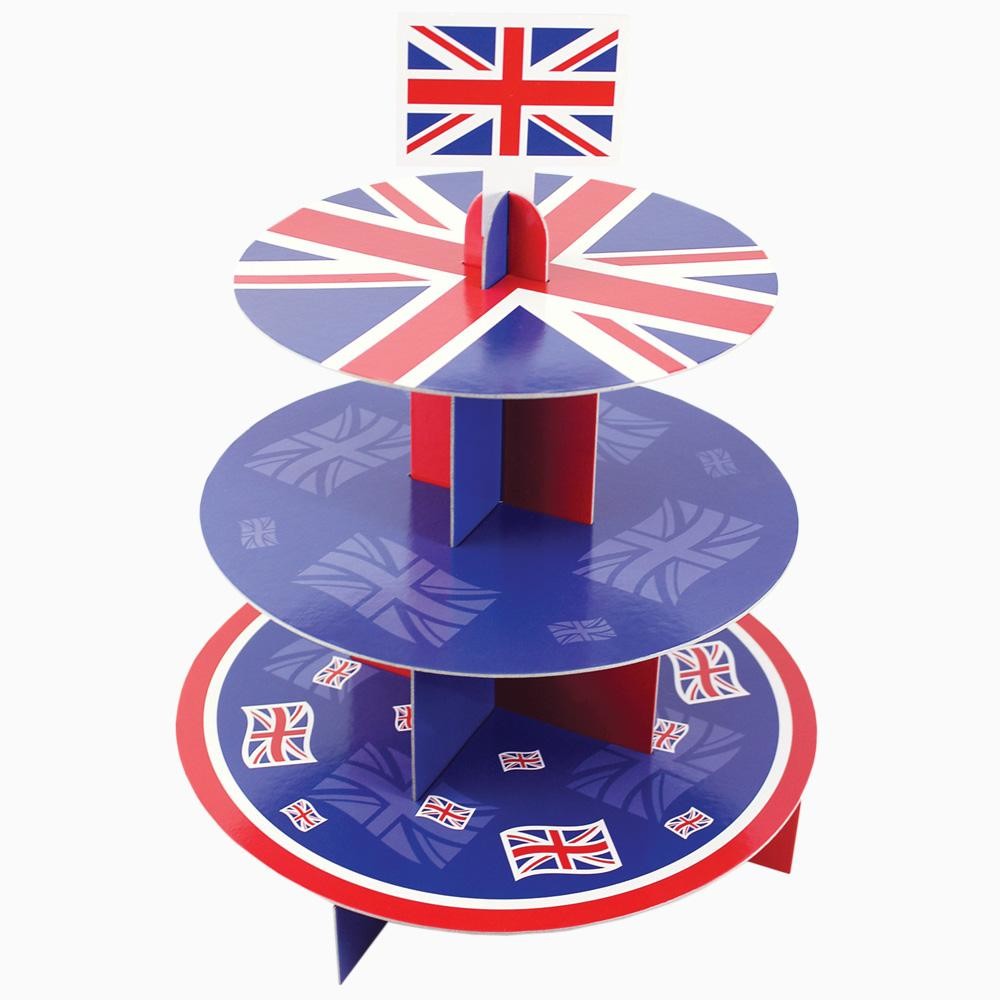 China Eye Catching Cardboard Cake Stand Customized Logo Matt Lamination Surface wholesale