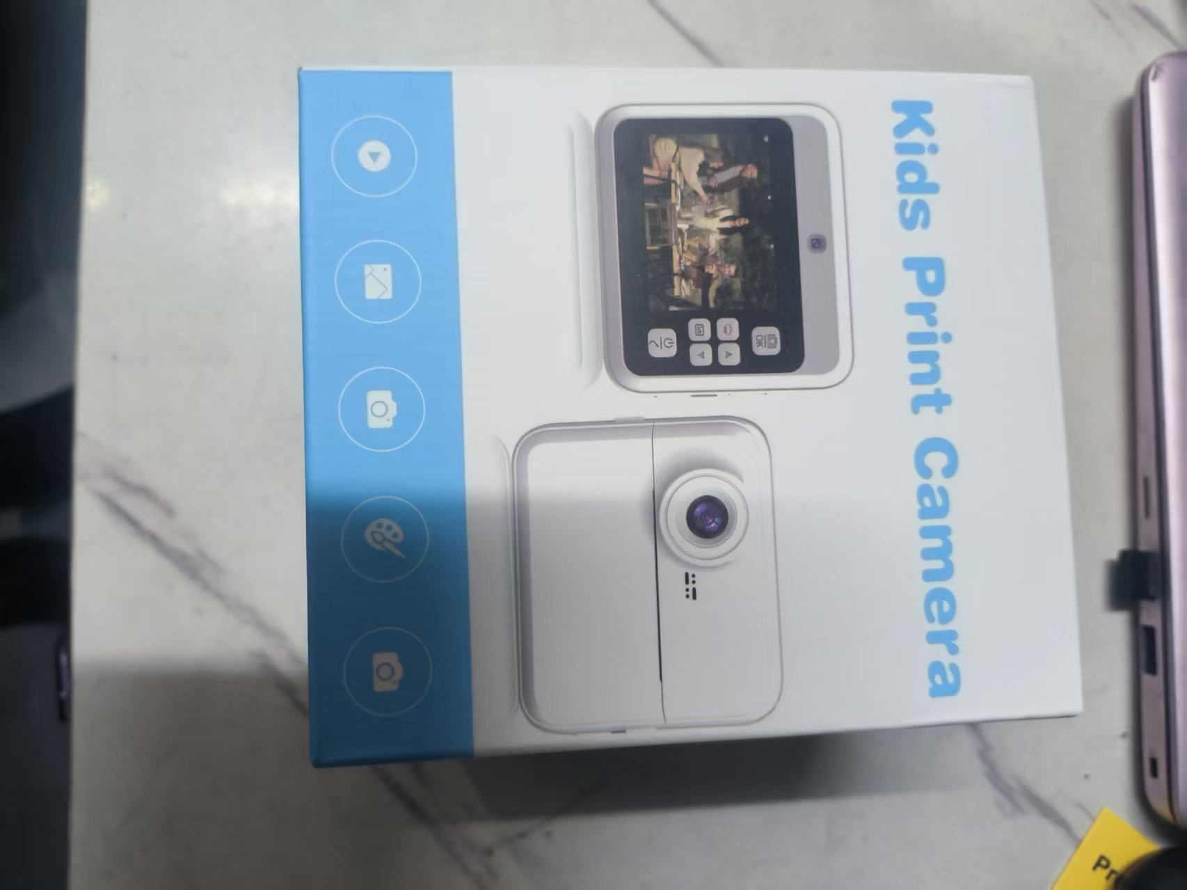 Mini Educational Kids Digital Camera with CMOS Sensor and MicroSD Storage Full HD Video 120 Wide Angle for 3-12 Year Olds