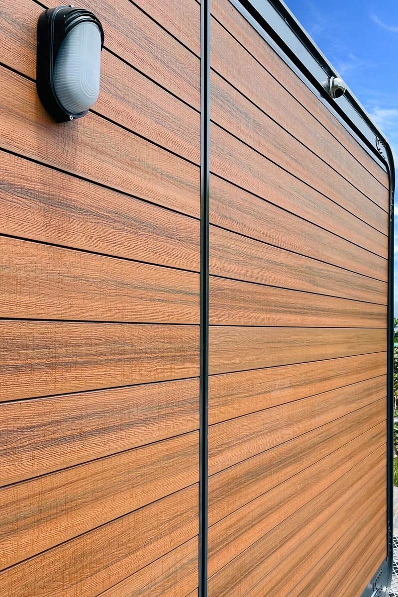 Cladding WPC Panel Sheet Wood Plastic Composite Siding Panel