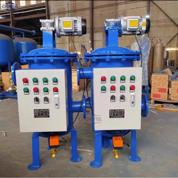 100 Micron Automatic Self Cleaning Strainer Multi-cartridge Self cleaning water Filter Automatic Backwash water filter
