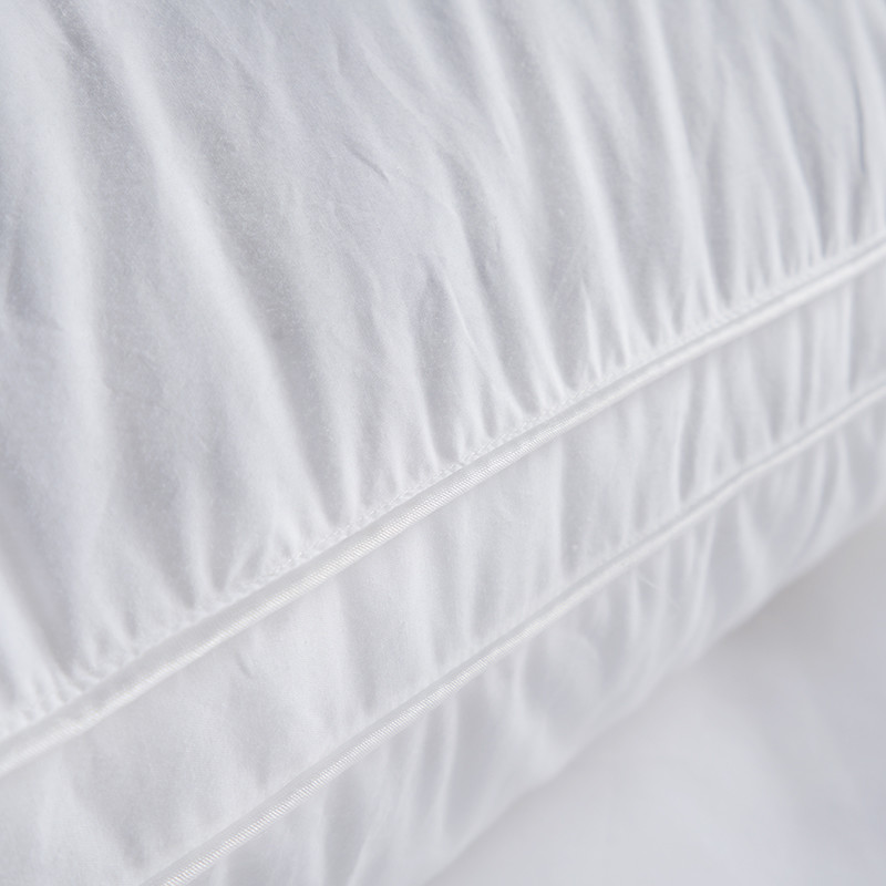 Bed Linen Luxury Hotel Pillows Custom Soft Feather Rectangular For Adults