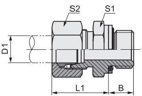 Factory Price DIN Bite Type Metric Thread Stud Ends with O-Ring ISO 6149 for Sale 1CH/1dh 1CH-Rn/1dh-Rn