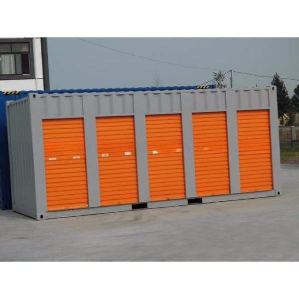 Secure Roller Shutter Side Door Open Pop Up Mobile Shipping 20ft Movable Portable Self Storage for Shipping Containers