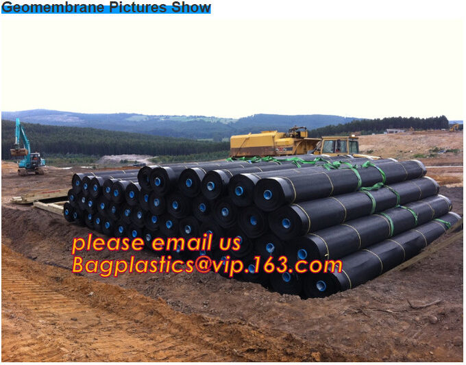 HDPE Geomembrane for Stock Water Tanks Liner,seepage-proofing HDPE film, 00:10 Fish Farm Pond Liner HDPE Geomembrane p