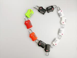 Fashion TSA Combination Padlock Authorised PC 3 Digit Combination Lock