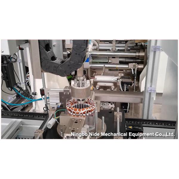 Automatic washer induction motor stator and rotor assembly line