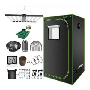 150x150x200cm Grow Tent Complete Kit For Weed 800w Tunable Spectra Grow Bars