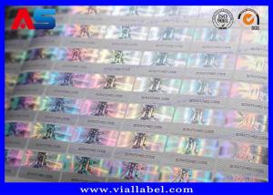 3D Holographic Scratch-off Security Labels for Anti counterfeiting PET Material Customizable