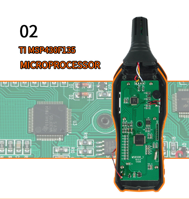 High Accuracy Digital Thermometer Humidity Meter With °C / °F Unit Selection