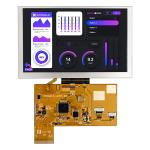 5.0 Inch Smart Serial 800x480 UART TFT Display Screen Sunlight Readable