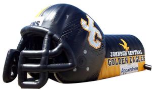 China Customized inflatable mascot football tunnel/inflatable helmet without tunnel wholesale