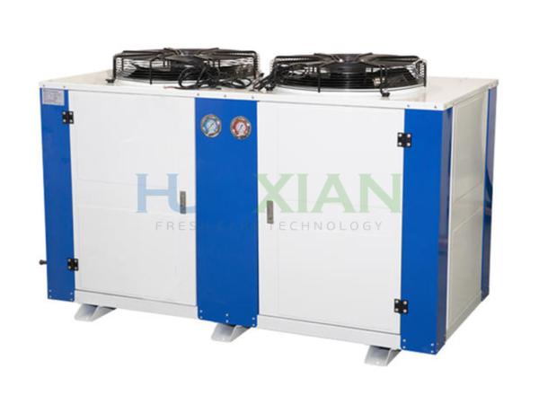 Quality Outdoor Compressor Condensing Unit Air Cooled 10HP Box For Walk In Freezer for sale