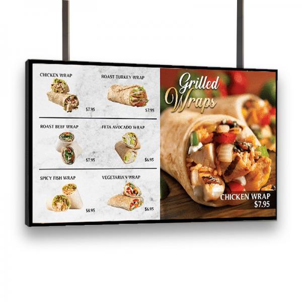 Quality 55inch Customized Mall Digital Signage Advertising Display Menu Board Screen for sale