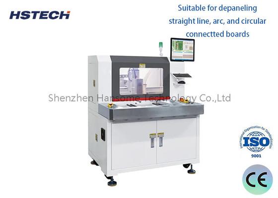 Quality High Precision Double Platform Manual Door PCB Router Machine for PCBA Assembly for sale