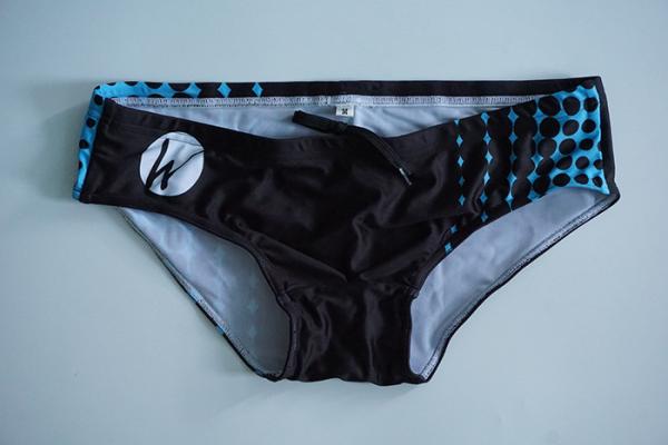 Quality Fitness Sublimation Mens Bikini Swim Trunks , Stretchy Guys Bikini Swimwear for sale