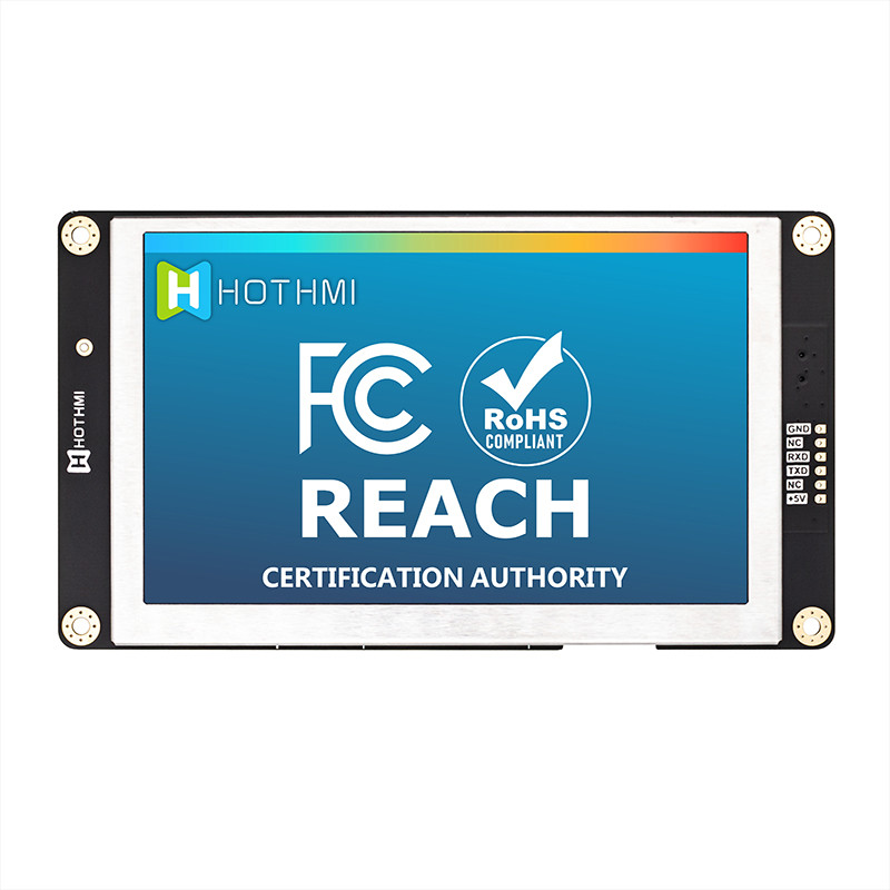 5 Inch Smart Serial Screen 800x480 UART TFT LCD Module Display Panel With TTL Interface