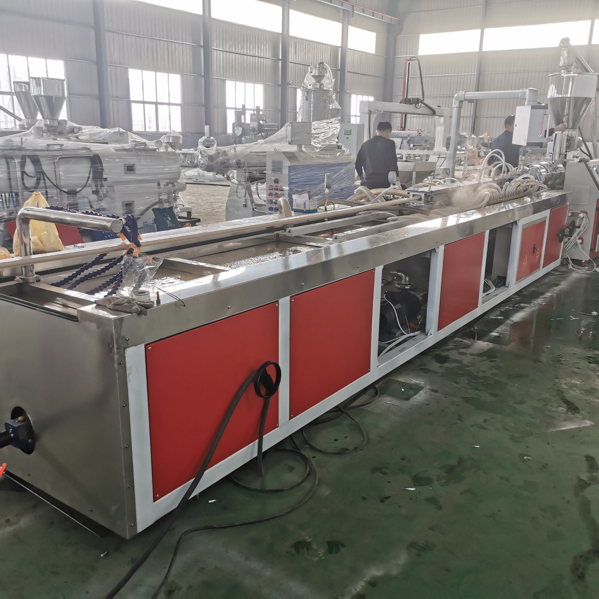 WPC profile production line/ WPC floor making machine