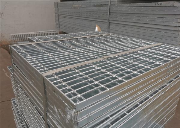 Quality Q235 Carbon Steel Platform Steel Grating Galvanized Serrated Square Shape for sale