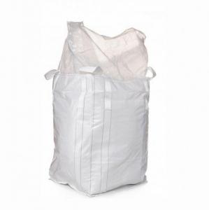 China Duffle Top Grit Sand Bulk Bag White 4 Panel UV stabilization wholesale