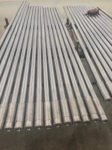 Lightweight Aluminium Hollow Round Bar , Hard Chrome Plated Steel Rod