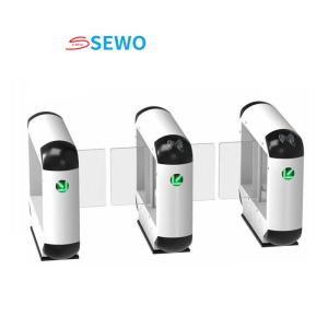 China 304 Stainless Steel Swing Gate Turnstiles Security Systems Library Turnstiles With Card Reader on sale