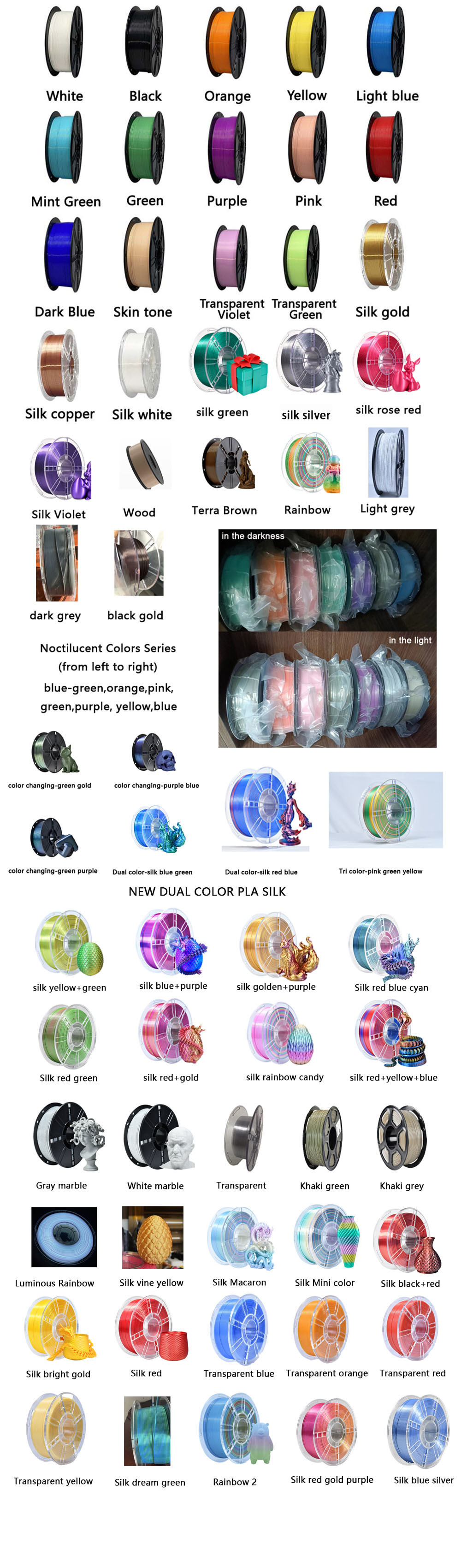 Filament Iboss Strong Toughness for 3D Printer Cray Marble PLA