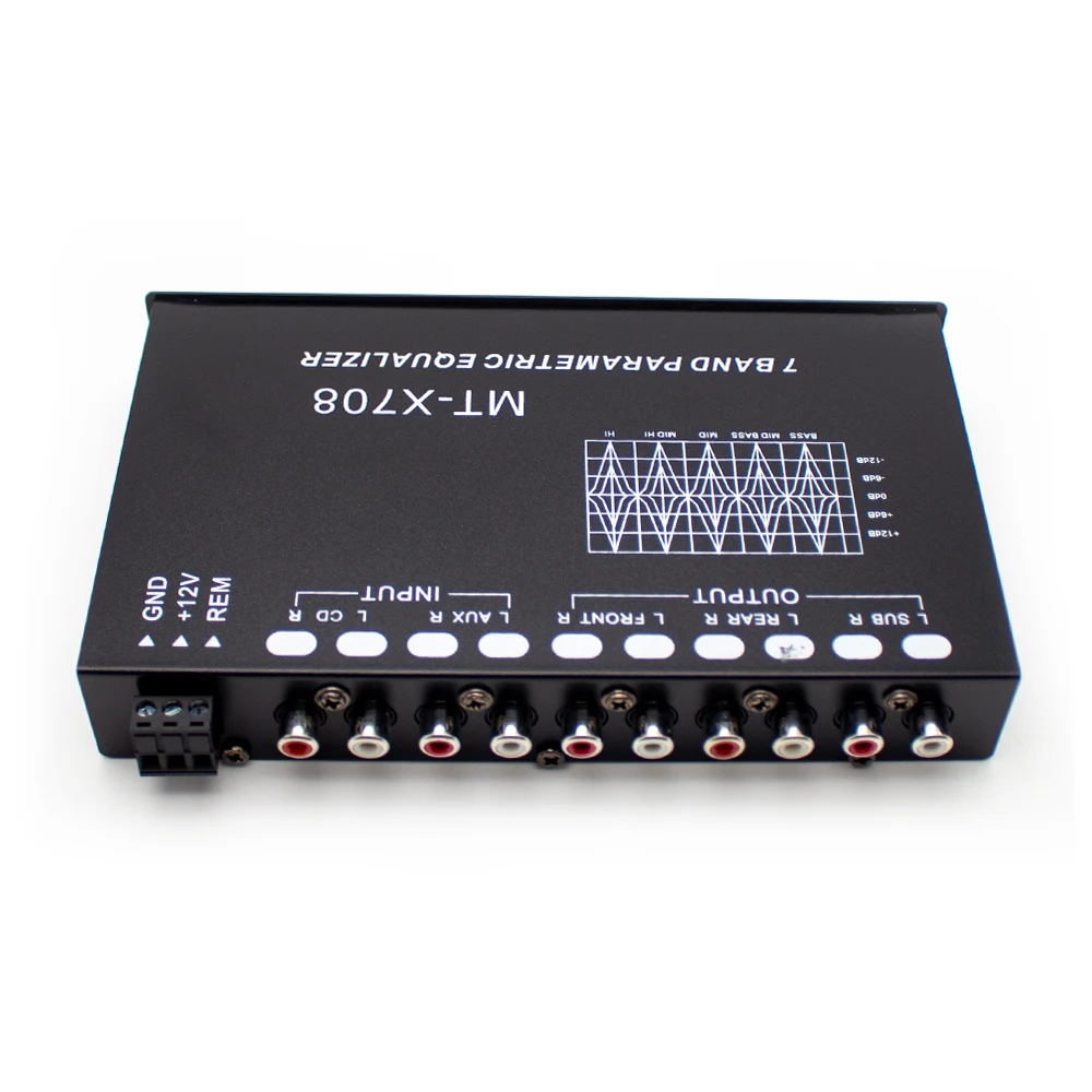 Enhance Your Driving Experience with Car Equalizer EQ5 Segment Equalizer and AUX Input