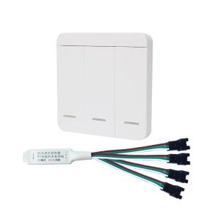 China 3 Key RF Remote LED Single Color Dimmer For White Flowing Light Strip wholesale