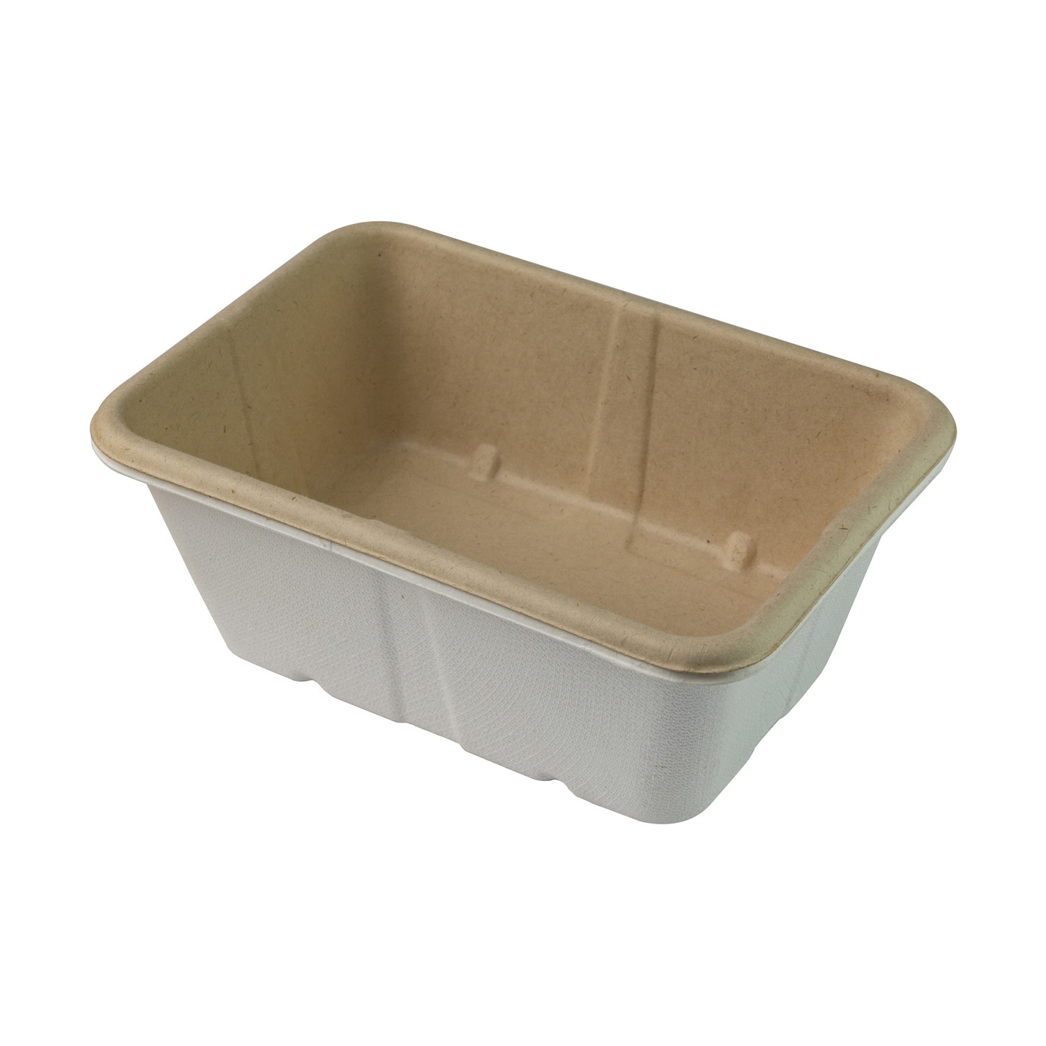 Biodegradable Paper Pulp Lunch Container, Sugarcane Bagasse Food Container, Disposable Tableware