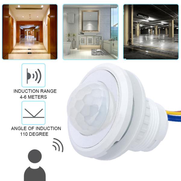 Automatic Closet PIR Sensor Switch Infrared Motion Smart 110V 220V