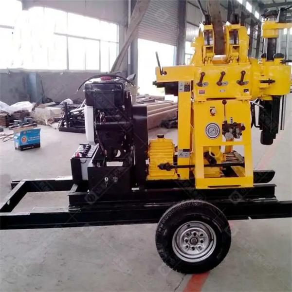 Quality Xy-150t Portable Wheel Trailer Mounted Geotechnical Testing/Soil Investigation Core Drill Rig for sale