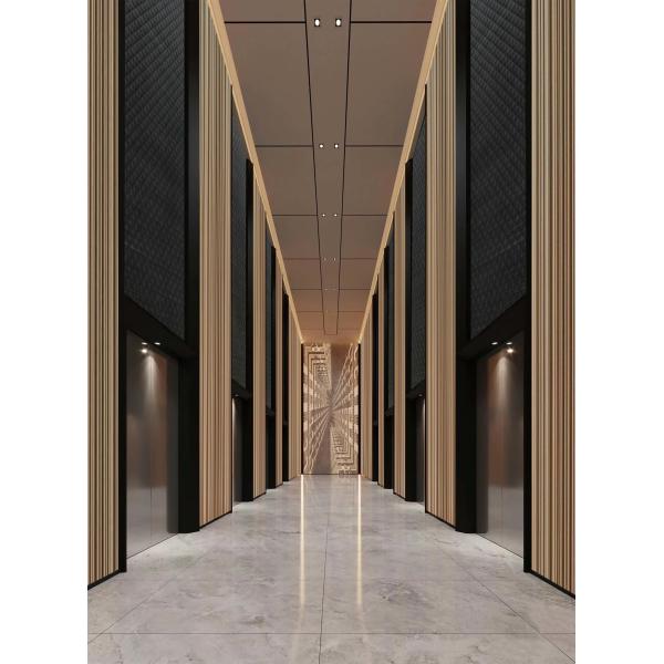 Various Finish Embossed Decorative Veneer Wall Panels Easy Install 2400mm