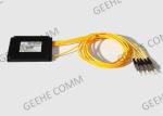 FC/APC 1x4 2.0mm Box Type Fiber Optic Splitter With FC UPC Connector
