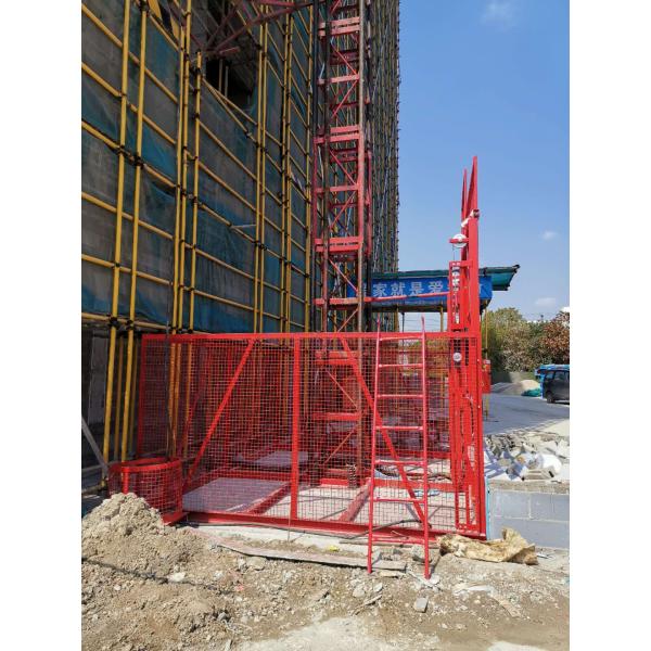 Building Material Construction Hoist Elevator For Residential / Industrial