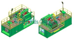 China 200 GPM Capacity Drilling Mud System HDD Drilling Mud Treatment System wholesale