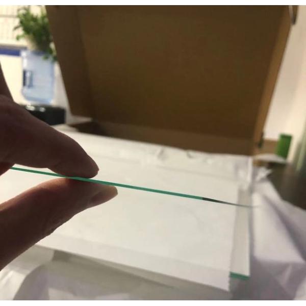 1.6mm 1.8mm 6mm Clear Float Glass For Clock Cover Picture Frame
