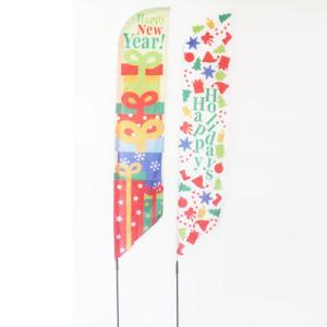 China Christmas Garden Flag Happy New Year and Happy holiday wholesale