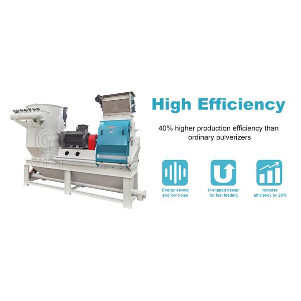 Net Type Feed Grain Hammer Mill Poultry Feed Manufacturing Machine
