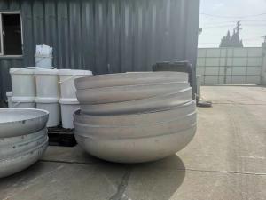 China Dished Heads Pressure Vessel Cap Designed for Sandblasting and 150 2500 Pressure Rating on sale