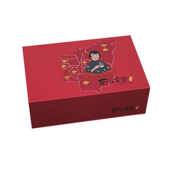 Rigid UV coating Red Packaging Boxes With Matt Lamination