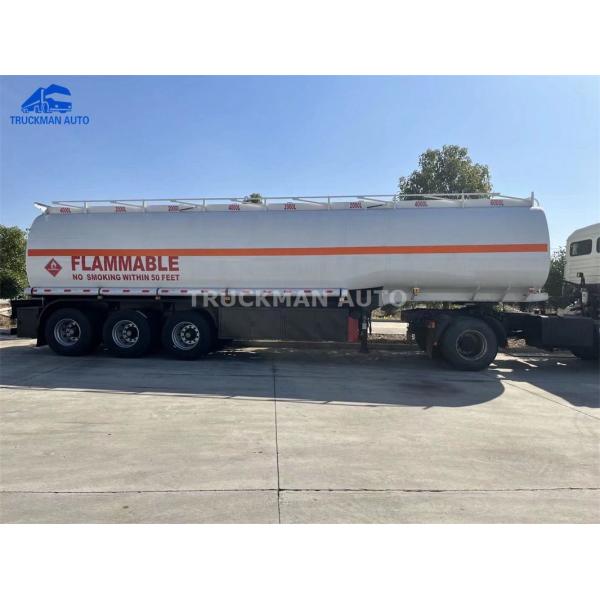 3 Axle 26000 Liter Oil Tank Semi Trailer With Compartment