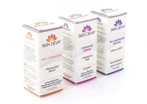 Printed Cosmetic Packaging Box 10cm Hight  Vitamin Hyaluronic Acid