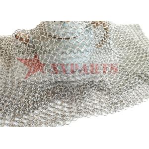 China Metal Welded Ring Mesh Chain Mail Curtain wholesale