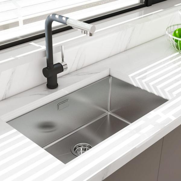 Undermount Stainless Steel Kitchen Sink Rectangular 16 Gauge single Bowl 38x40