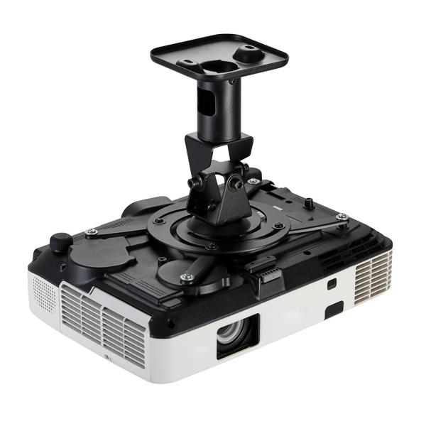 Quality black Steel Rotate Projector Ceiling Mount Hanging Bracket for sale
