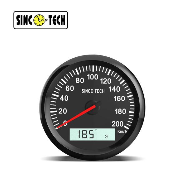 Quality DO917 LCD Display 12v 24v ABS 85Mm GPS Speedometer Compass for sale